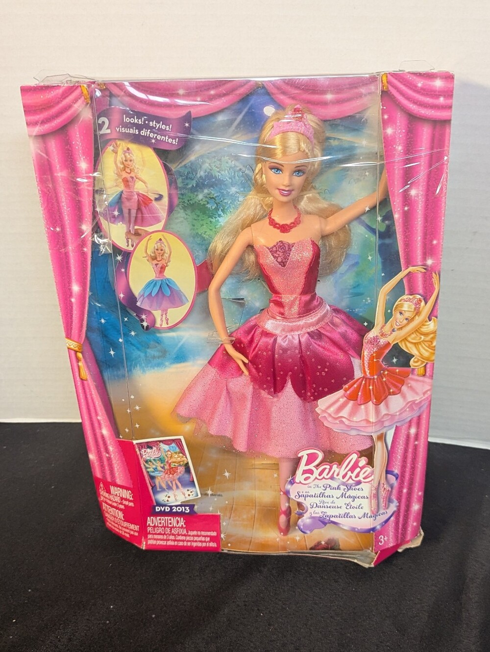 Barbie In The Pink Shoes Transforming Doll  New Damaged Box